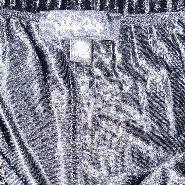 Melissa Paige Size M Black Velour Lounge Pants - Image 4