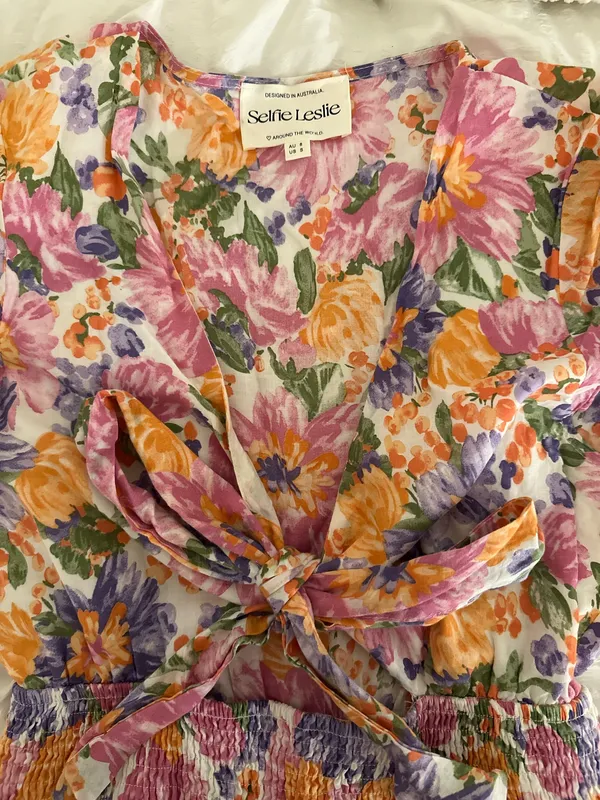 Selfie Leslie Floral Mini Dress - Image 3