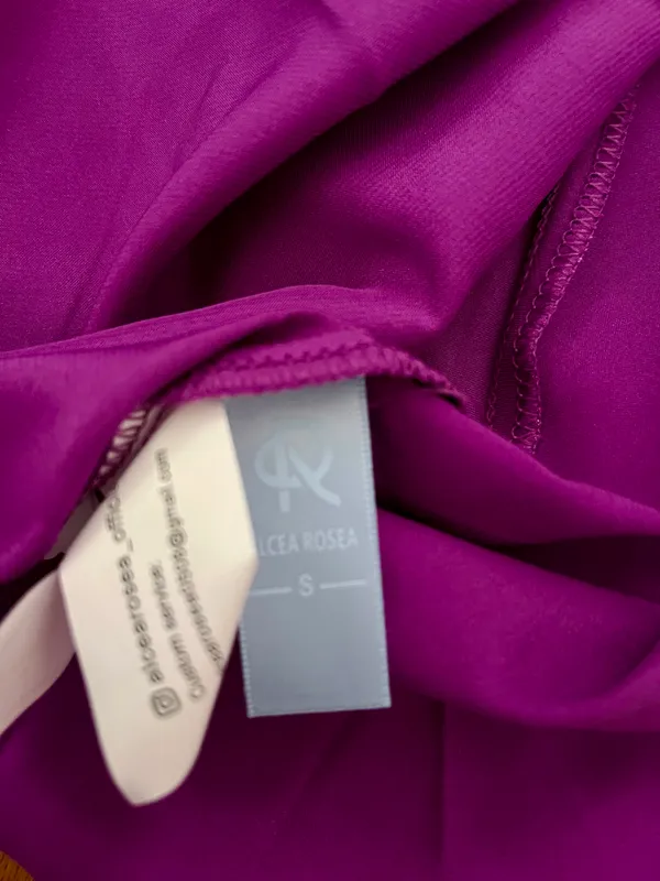 Purple Satin Nightgown Slip Dress - Image 5