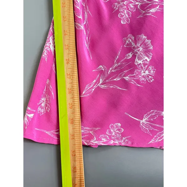 ASTR The Label Pink Dancing Queen Draped Neckline Floral Mini Dress Size Med - Image 13