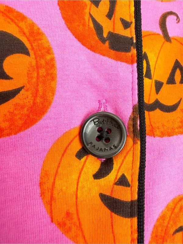 BedHead PJs Jolly Jack-O-Lantern Long Sleeve Classic Stretch Jersey Pajama Set - Image 10