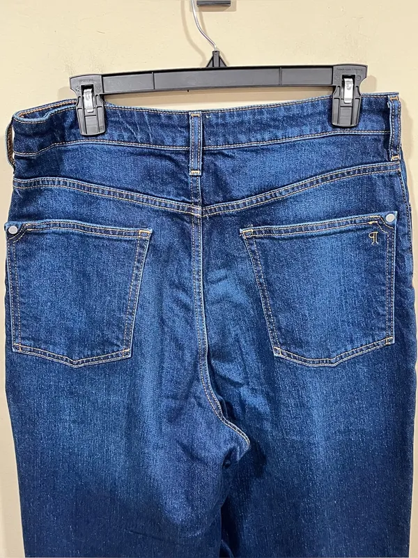 Anthropologie Pilcro The Austyn High Rise Cuffed Wide Leg Jeans Size 30 TALL - Image 9