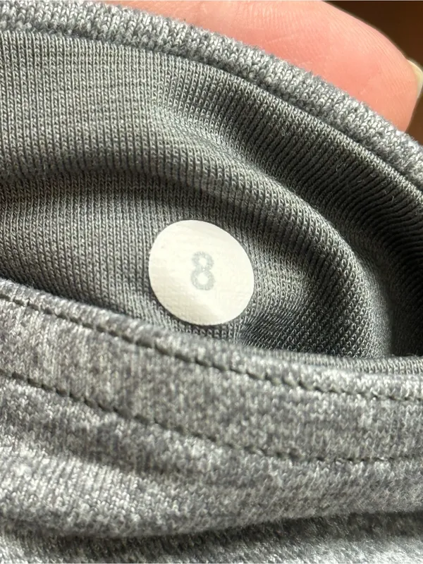 {8} Lululemon Gray Active Capri Crop Leggings - Image 5