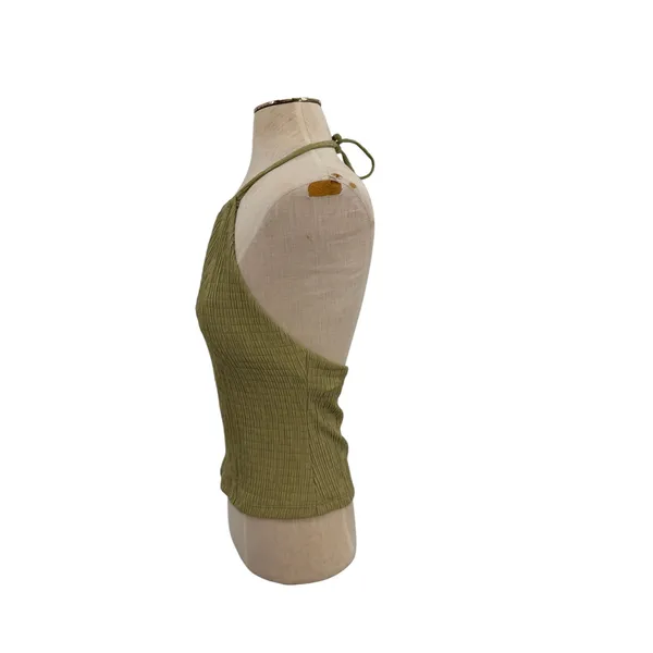 Andie Swim The Baja Top Sage Green Textured Halter Swim Top Size Small‎ - Image 5