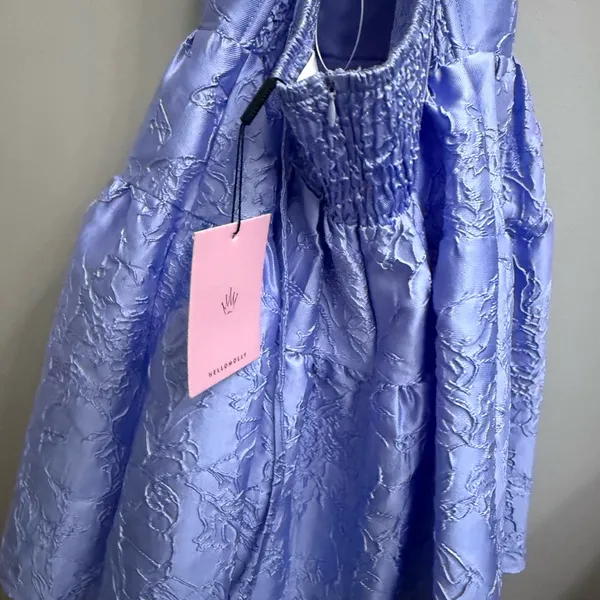 Hello Molly showstopper mini dress Lilac size L (US 8) NWT - Image 4