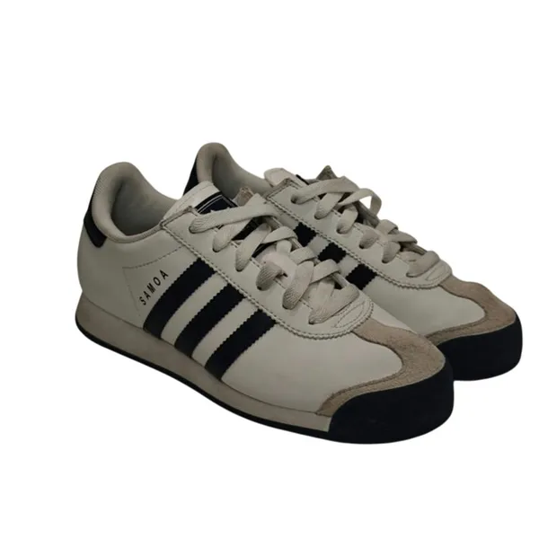 White Adidas sneakers Samoa sz 4 - Image 3