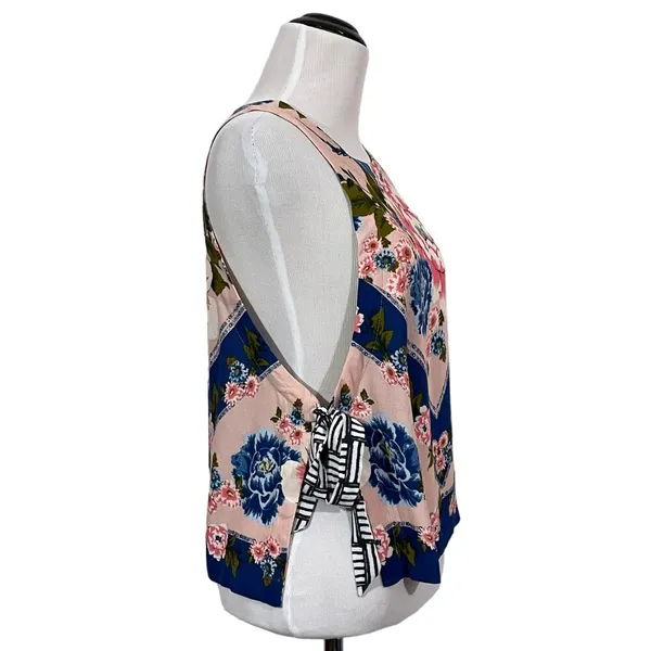 Free People This Sweet Love Floral Top - Pink - Small - Image 7