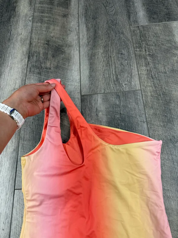 Aerie Coral Stripe One Piece Swimsuit - Image 10