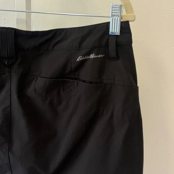 Eddie Bauer‎ Women's Horizon Cargo Skort Black Hiking Outdoor Size 10 Gorpcore - Image 5