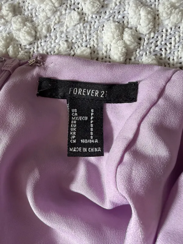 Forever 21 Purple Halter Sun Dress Size Small - Image 3