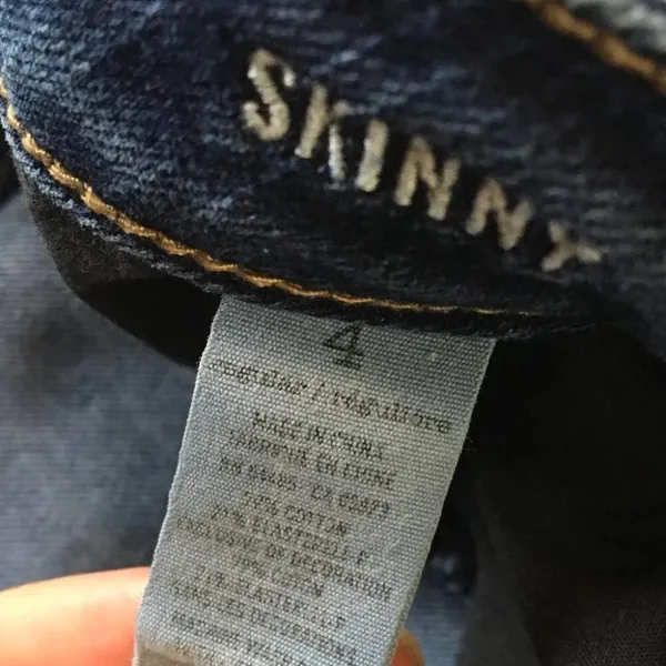 American Eagle AE Skinny Jeans Blue Denim Pants 4 v6x - Image 5