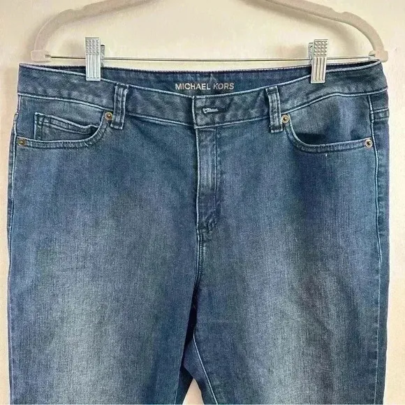 Michael Kors Skinny Blue Jeans Size 10‎ Stretch Women - Image 2