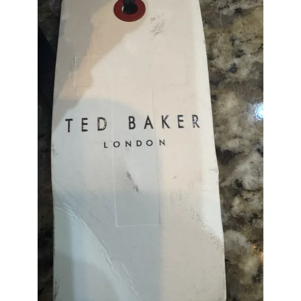Ted Baker black Textured tweed vanity bag Purse Crossbody Hand Held Chain - Image 5