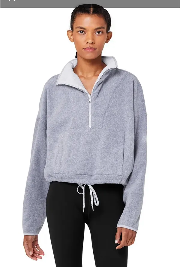 Alo Yoga Half Zip Fleece Pullover - Image 2