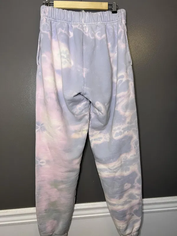 SET ACTIVE Sweatpants Womens Medium Multicolor Tie Dye French Terry Joggers - Image 6