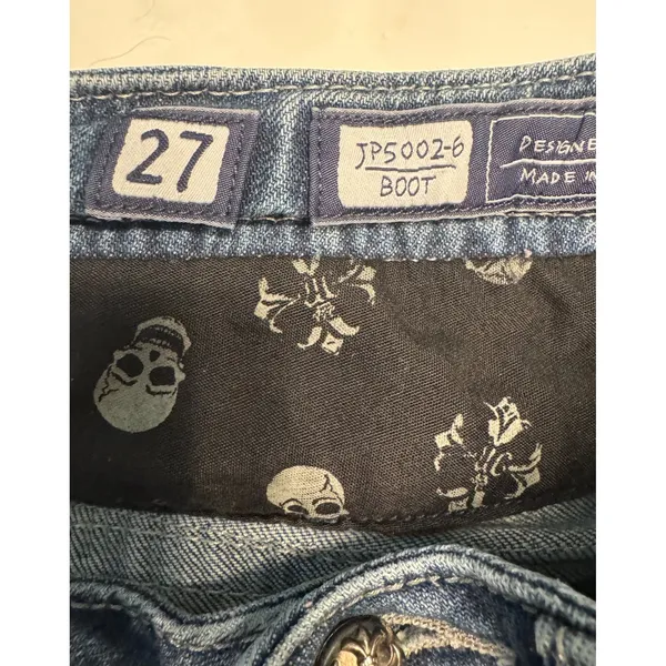 Miss Me Women's Embellished Butterfly‎ Pocket Bootcut Jeans Size 27 - Image 7