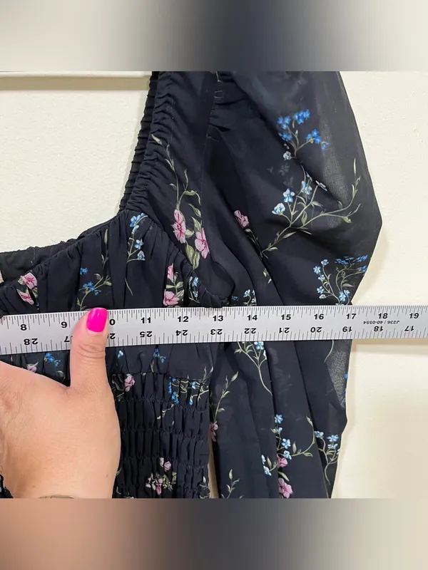 For Love & Lemons Dixon Mini Dress Black Floral Size XS EUC floral multicolor - Image 5