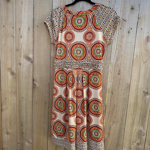 Floral‎ dress size medium vintage whimsy boho spring summer date - Image 3