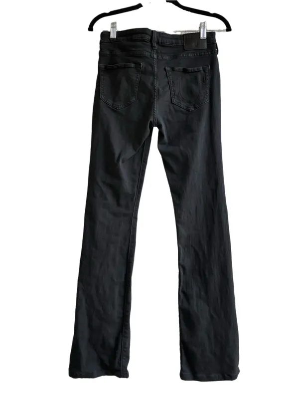 True Religion Becca Mid Rise Bootcut Black Jeans - 27 - Image 3