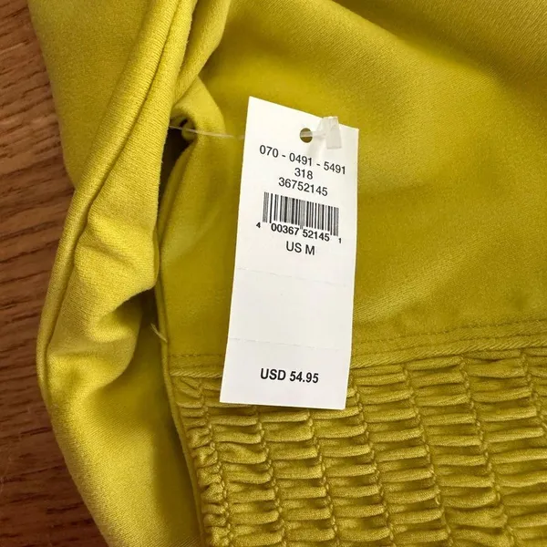Aerie OFFLINE By Real Me Smocked Legging size medium chartreuse - Image 12