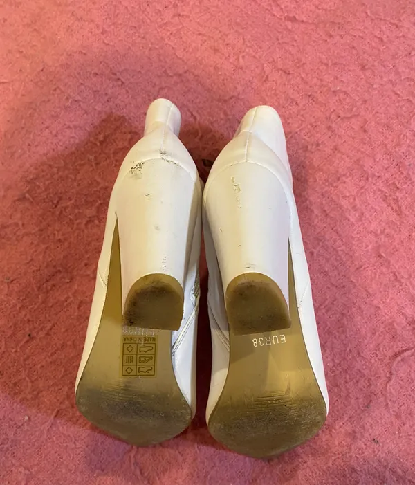 SheIn Mini White Booties - Image 7