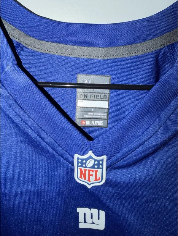 Nike New York Giants Blue NFL Jersey Size M - Image 5