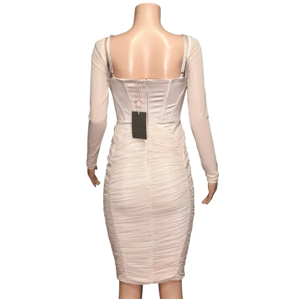 HOUSE OF CB Freyja Dress, Pale Pink, Small (Plus) - Image 7