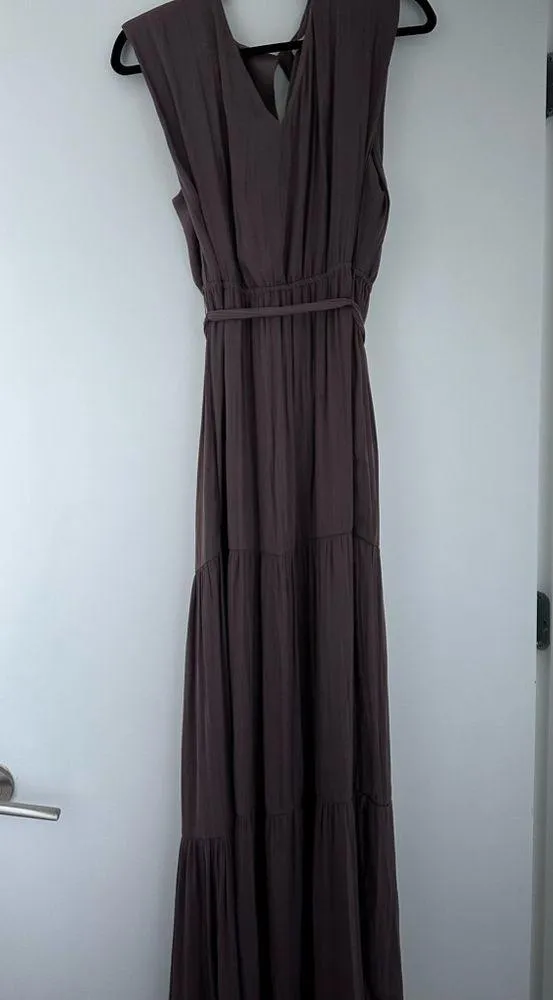 Naked Zebra Purple Sleeveless Maxi Dress - Image 2
