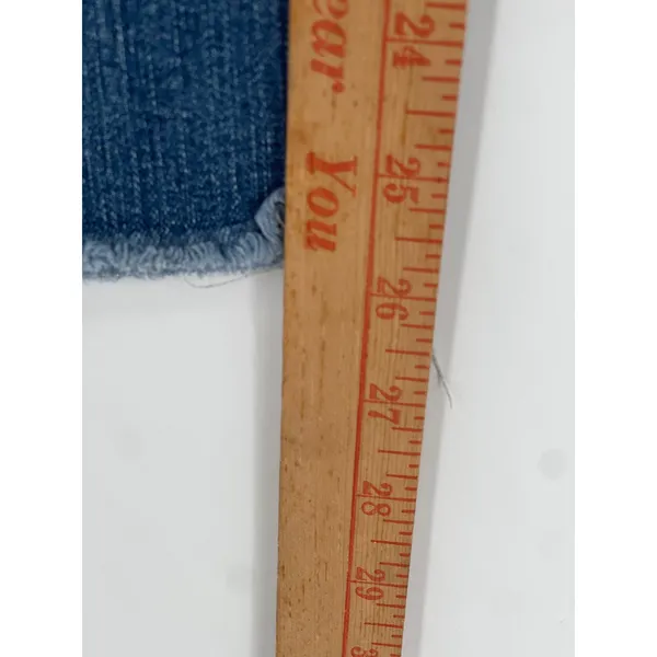 STS Blue Women Skinny Jeans Size 31 Medium Wash Raw Hem High Rise Stretch Denim - Image 8