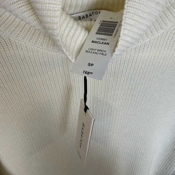 Aritzia Babaton Maclean Merino Wool Ribbed Sweater Dress NWT Size S - Image 6
