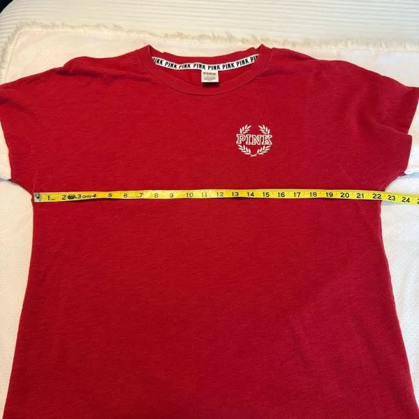 Pink Victoria’s Secret Long Sleeve Color Block Shirt Women’s Size Large - Image 7