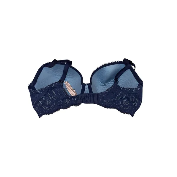 Victoria's Secret Dream Angels Lined‎ Demi Bra Navy Blue Lace 34DD 360275-3ET - Image 2