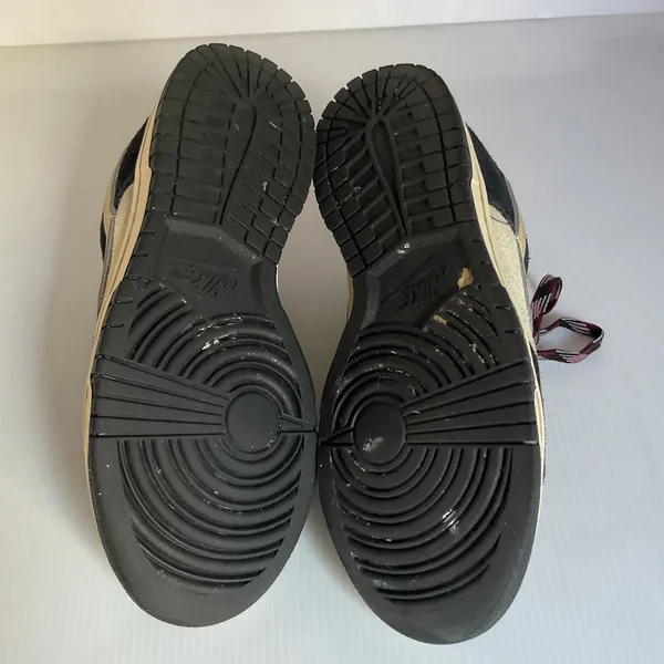 Nike Dunk Low Black Sail Suede Leather Sneakers Women’s 5 Youth 3.5 - Image 6