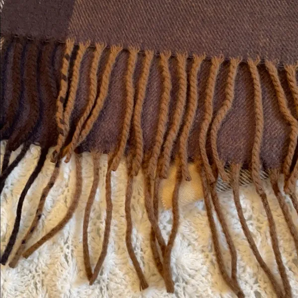 Plaid scarf Brown - Image 2