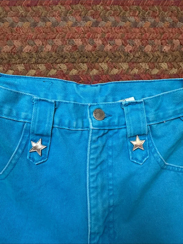 Vtg Roper Blue Star Concho High Rise Western Jeans - Image 4