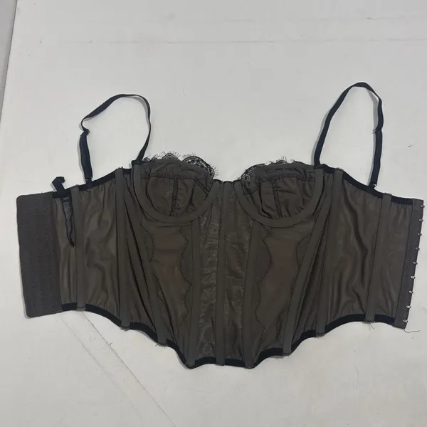 Out From Under Women Fairy Grunge Whimsigoth Festival Babydoll Corset Top Size S - Image 4