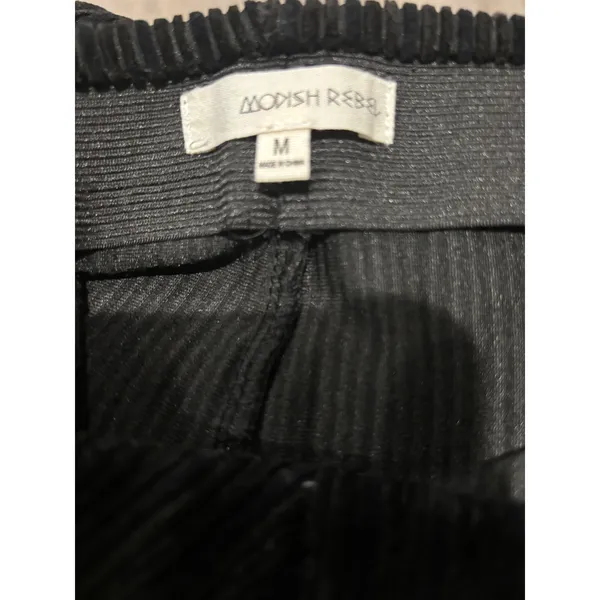 Modish Rebel Black Flare Leggings High Waist Stretch‎ Casual Pants - Image 4