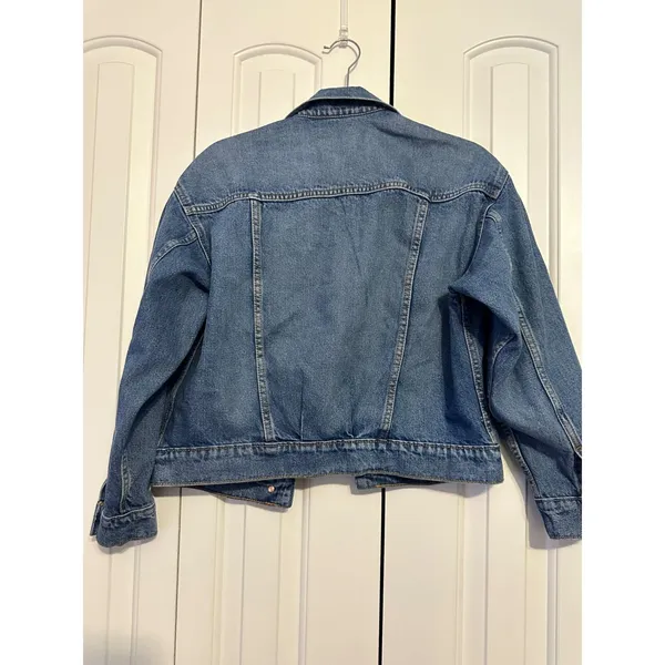 Old Navy Denim Jacket‎ Medium Wash Classic Trucker Jean Jacket XS - Image 3