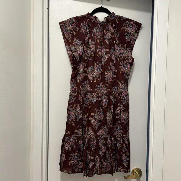 Veronica Beard Zee Dress in Brickmul - Image 5