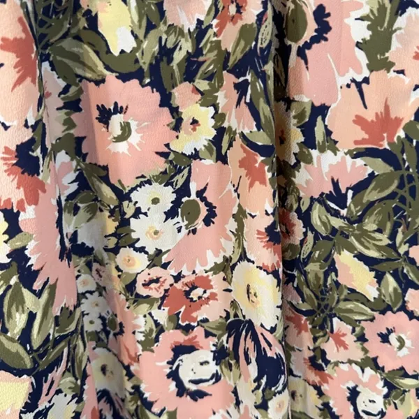 Olivaceous Pink Multicolor Floral Tropical Sleeveless Summer Dress Women Sz M - Image 6