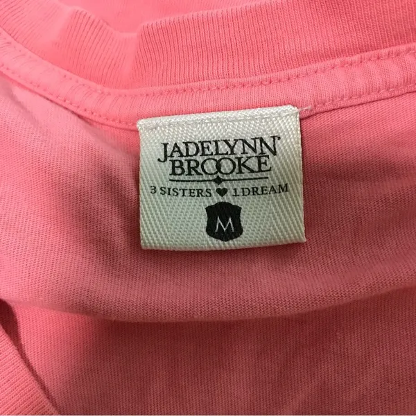 Jadelynn Brooke Disney World T-shirt Mouse Ears Dole Whip Castles Coral Medium - Image 5