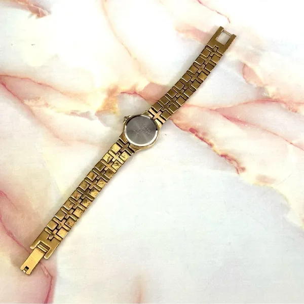 Anne Klein gold tone rhinestone Watch - Image 3