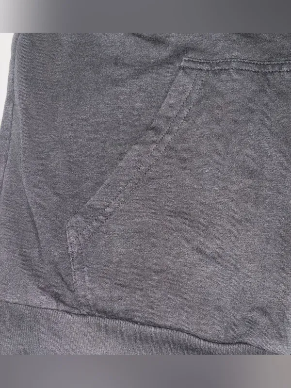 Marine Layer Charcoal Gray Full-Zip Hoodie Logo M - Image 6