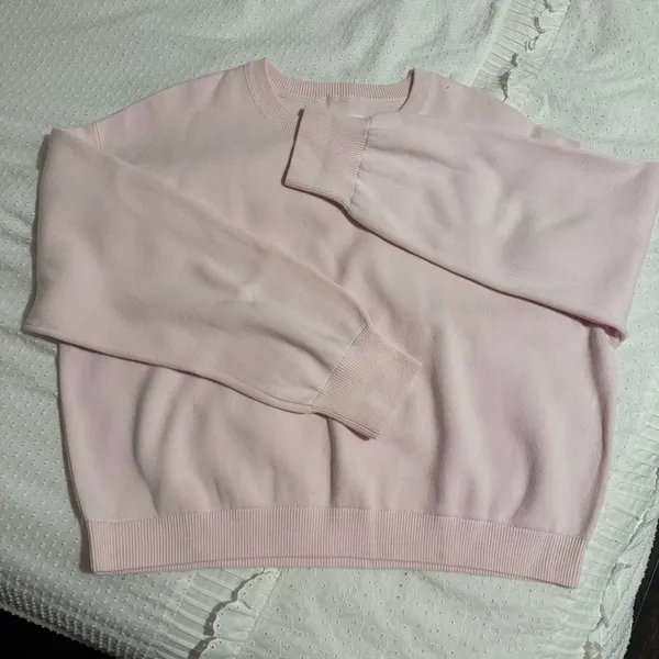 Aerie Cropped Crew Sweater - Image 2
