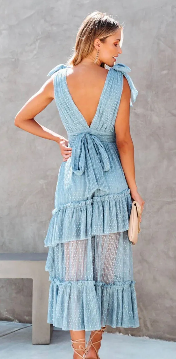 VICI Carrie In Paris Tulle Midi Dress - Image 3