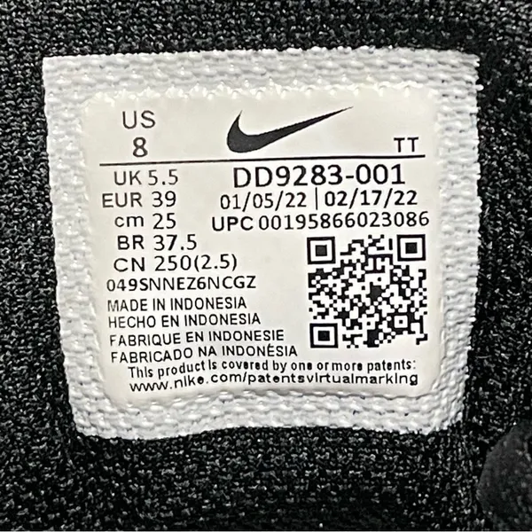 Nike Flex Experience Run 11 Next Nature Women's Black Sneakers Size 8 - Image 3