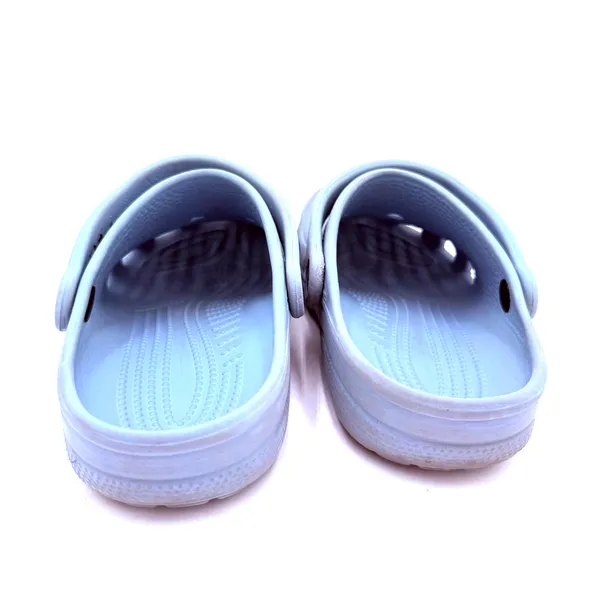 Crocs Light Blue Classic Clogs Sandals Size Men's 6 Women's 8 - Image 6