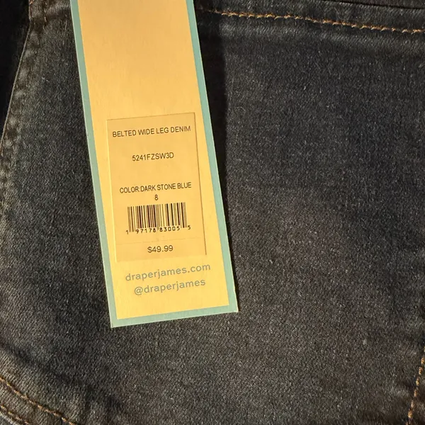 Draper James Stone Blue Relaxed womens Jeans - Image 2