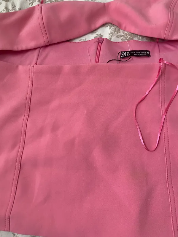 ZARA Pink Corset Top - Image 2