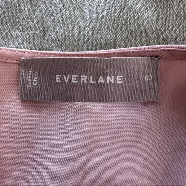 Everlane Women’s Light Pink Tie Waist Sleeveless Mini Dress Size 00 - Image 4